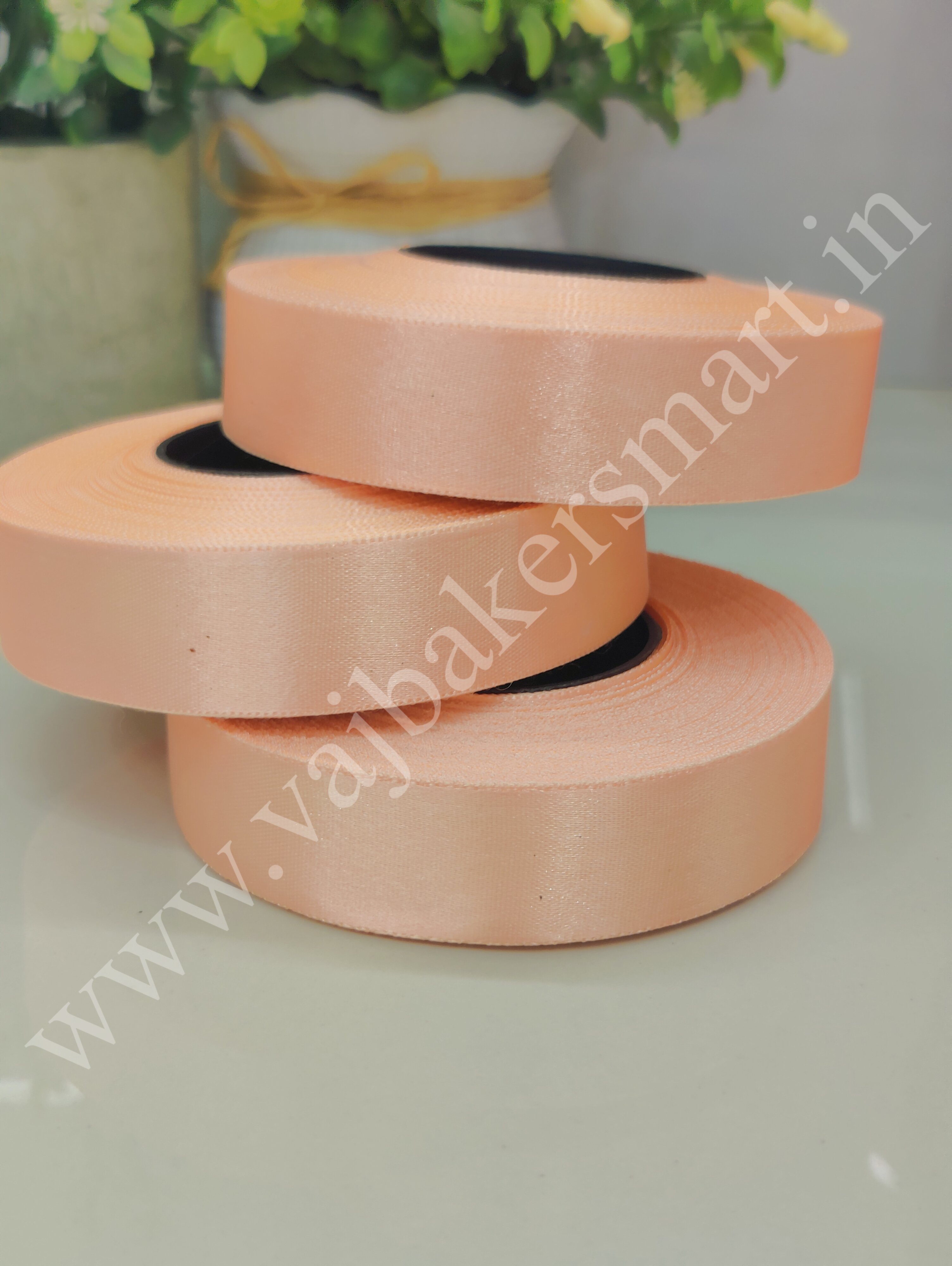 LL23 Plain Lace 1" - Peach
