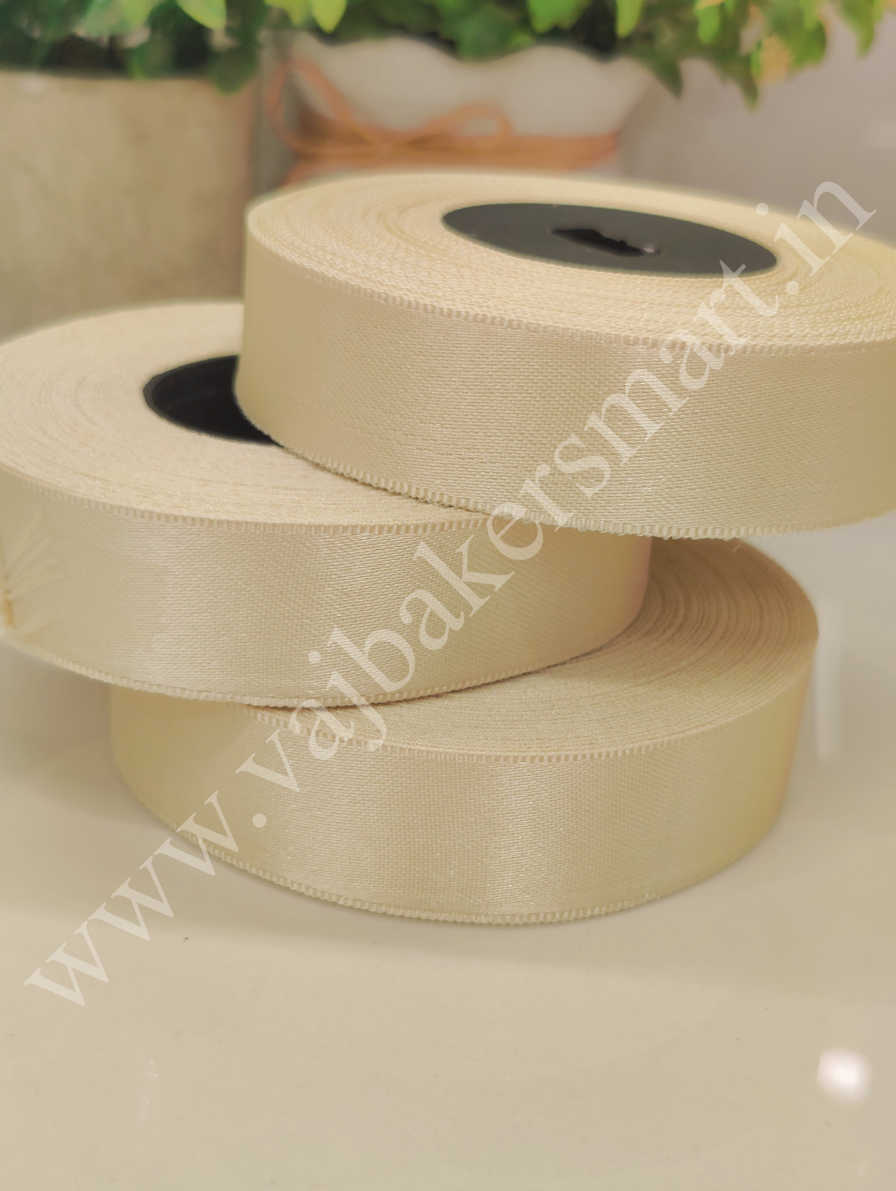 LL25 Plain Lace 1" - Off-White