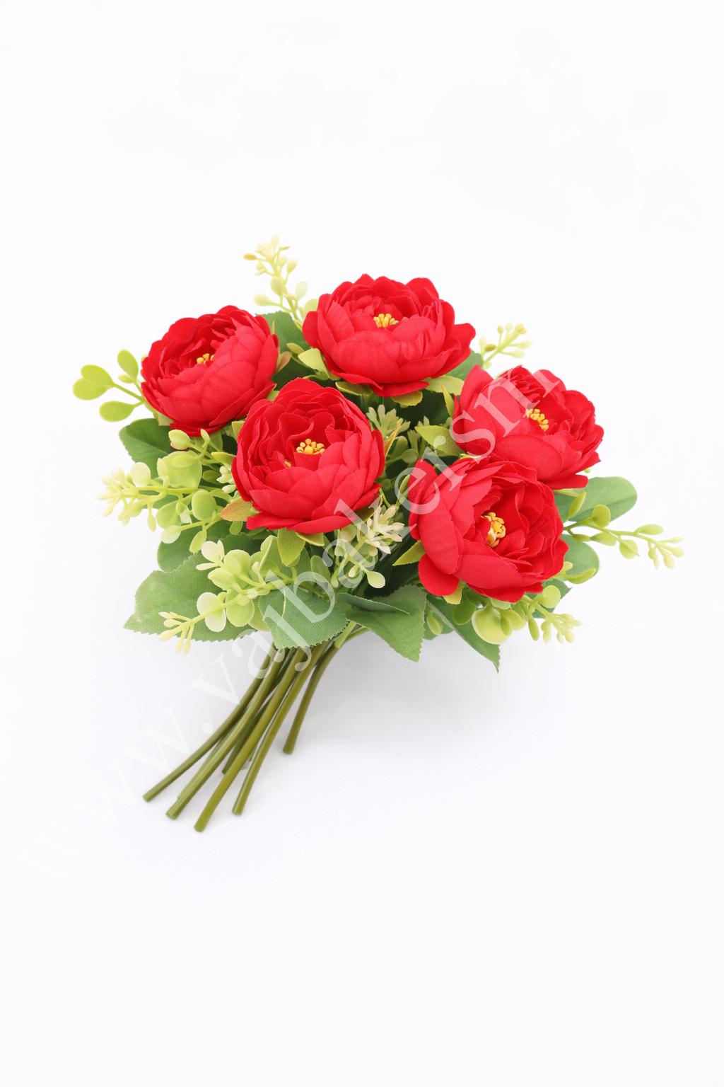 PB23 Red Peony Bunch 6F