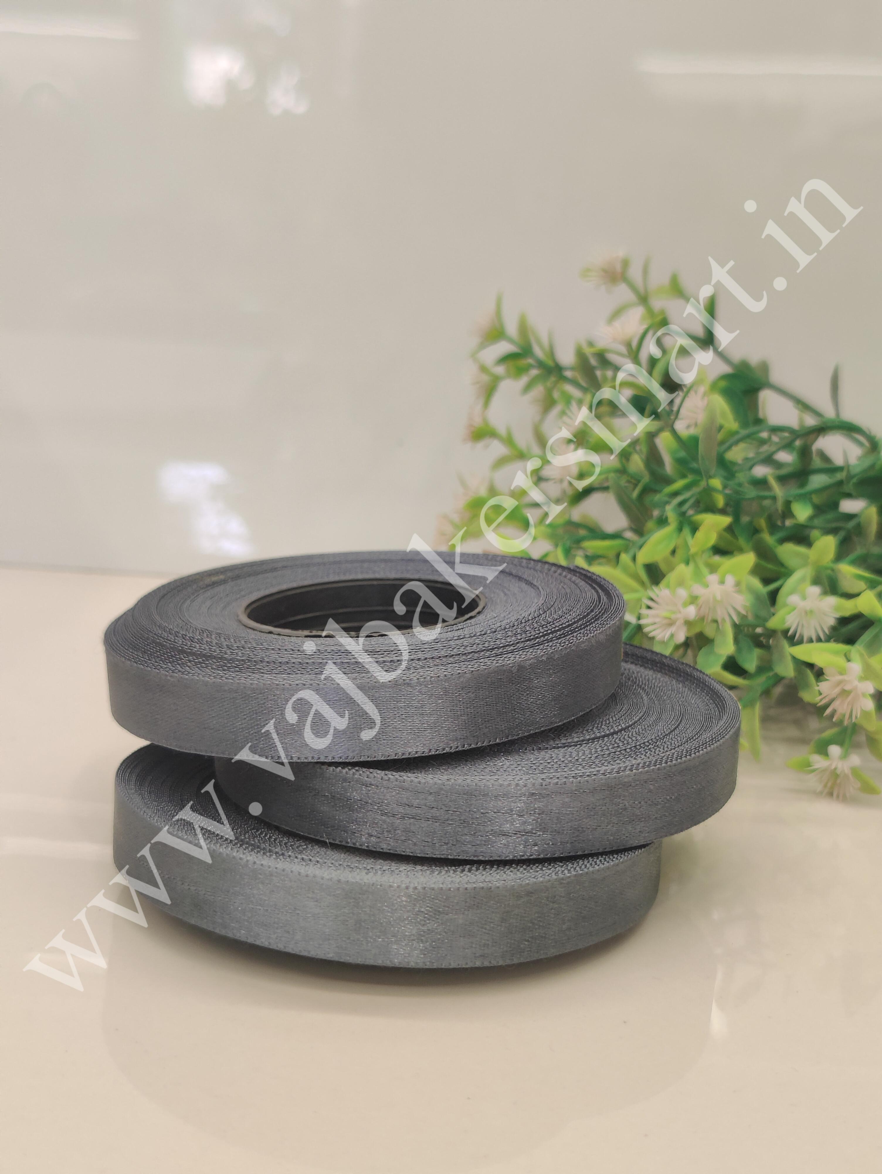 SL20 Plain Lace 1/2" - Charcoal Grey