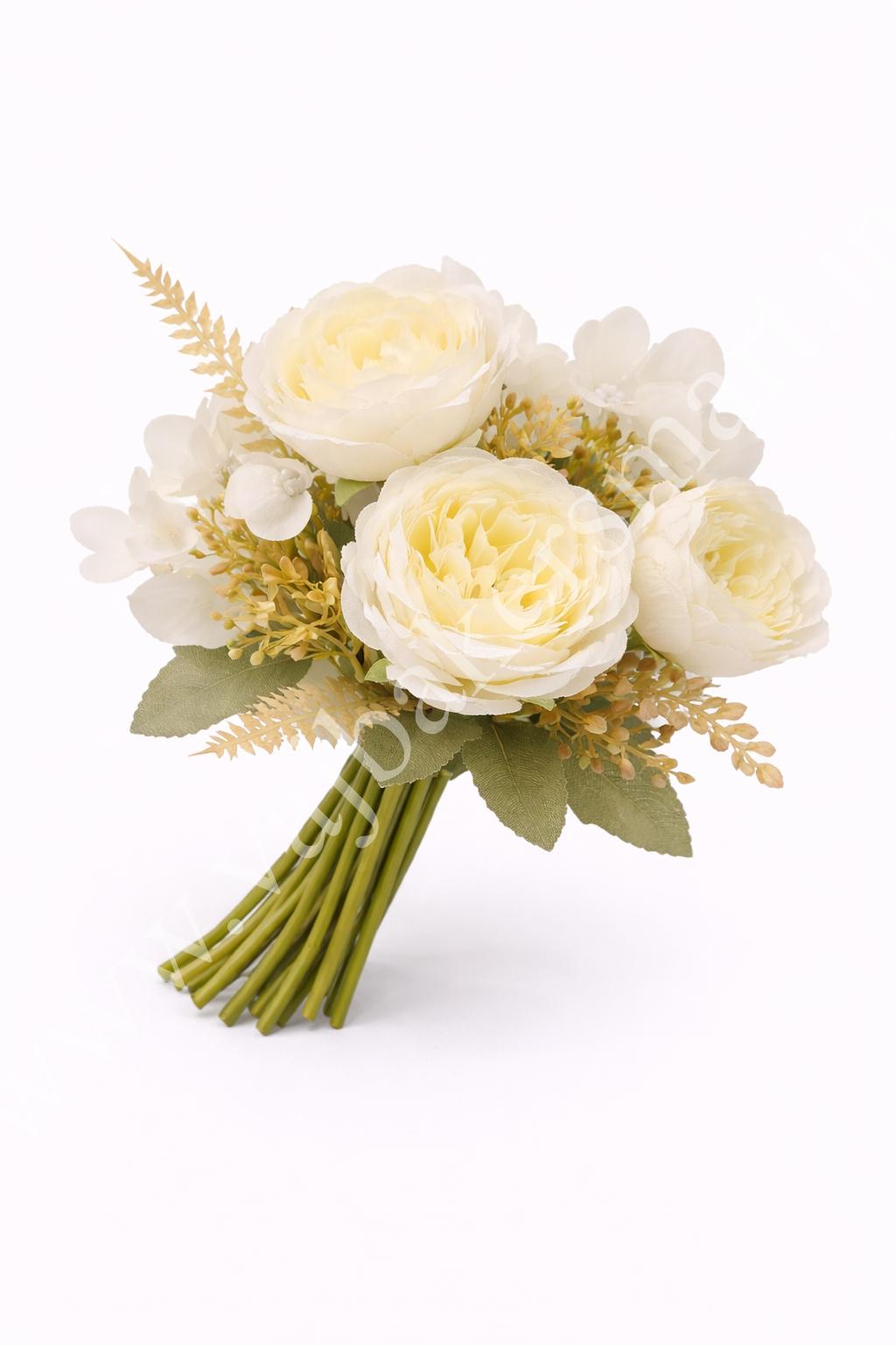 PB43 Delicate White Peony Bunch 3B2S