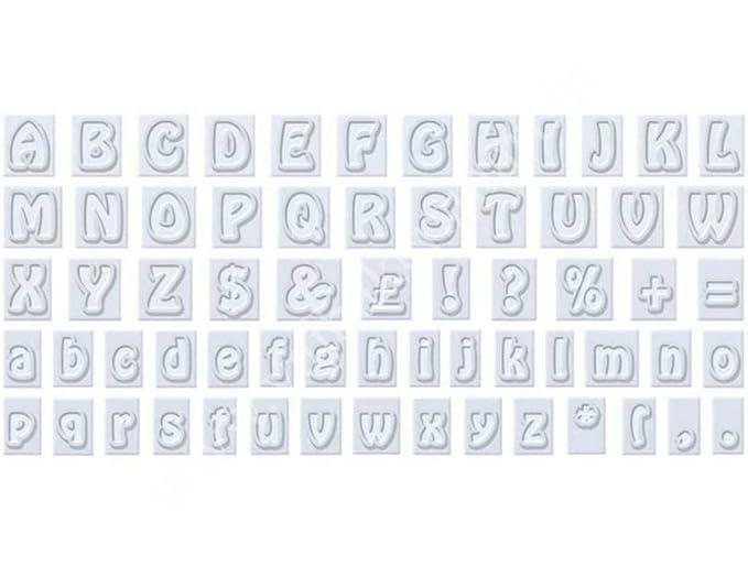 Anthony 64pcs Set Alphabet Upper & Lower Case with Characters Set