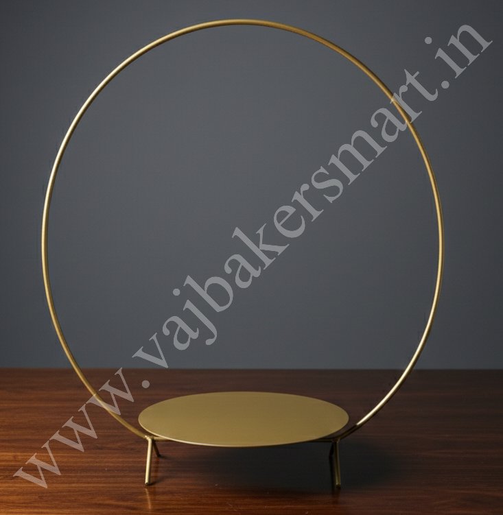 Hoop Cake Stand / Ring Cake Stand H:24" Base:12"
