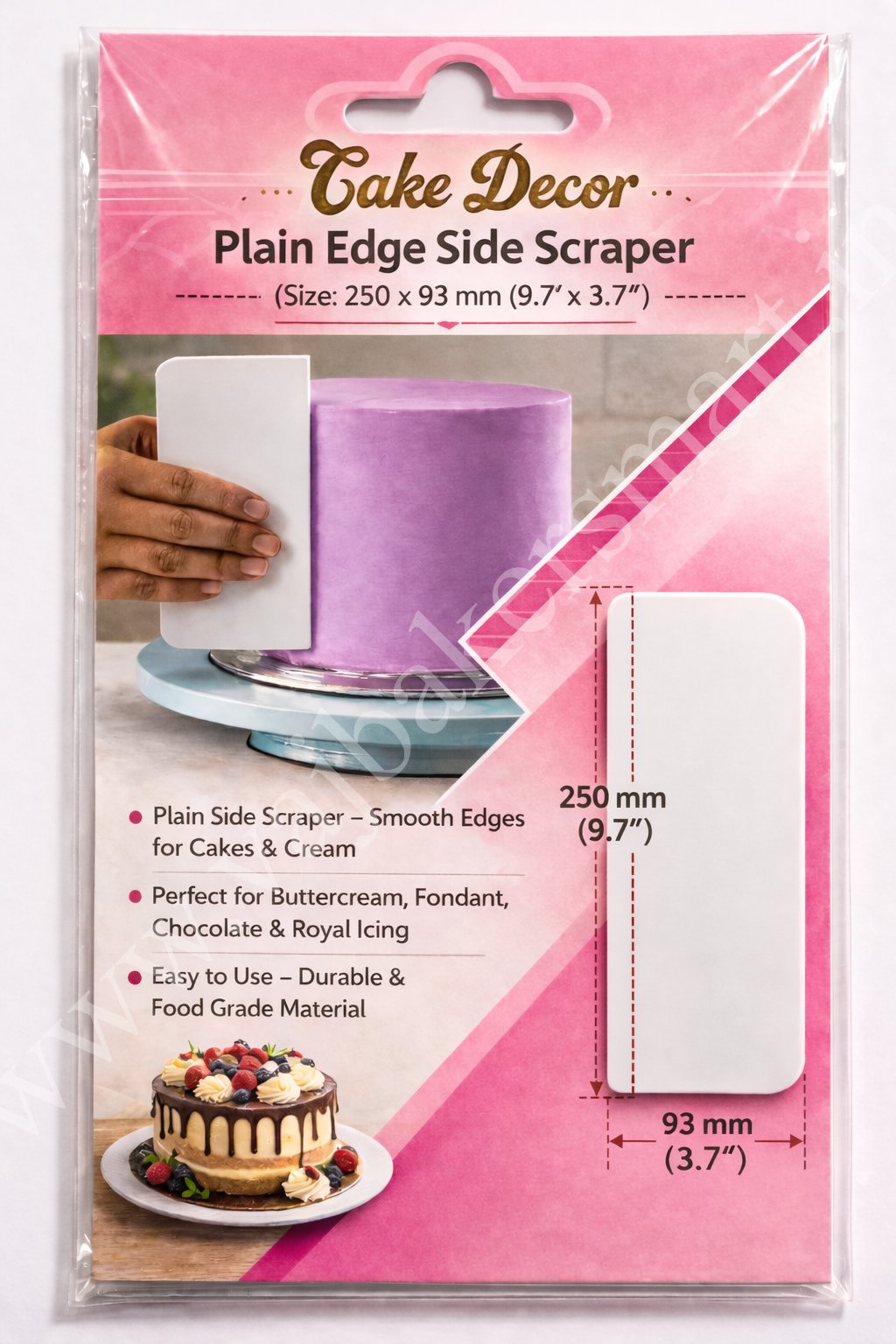 10" Plain Edge Side Scrapper