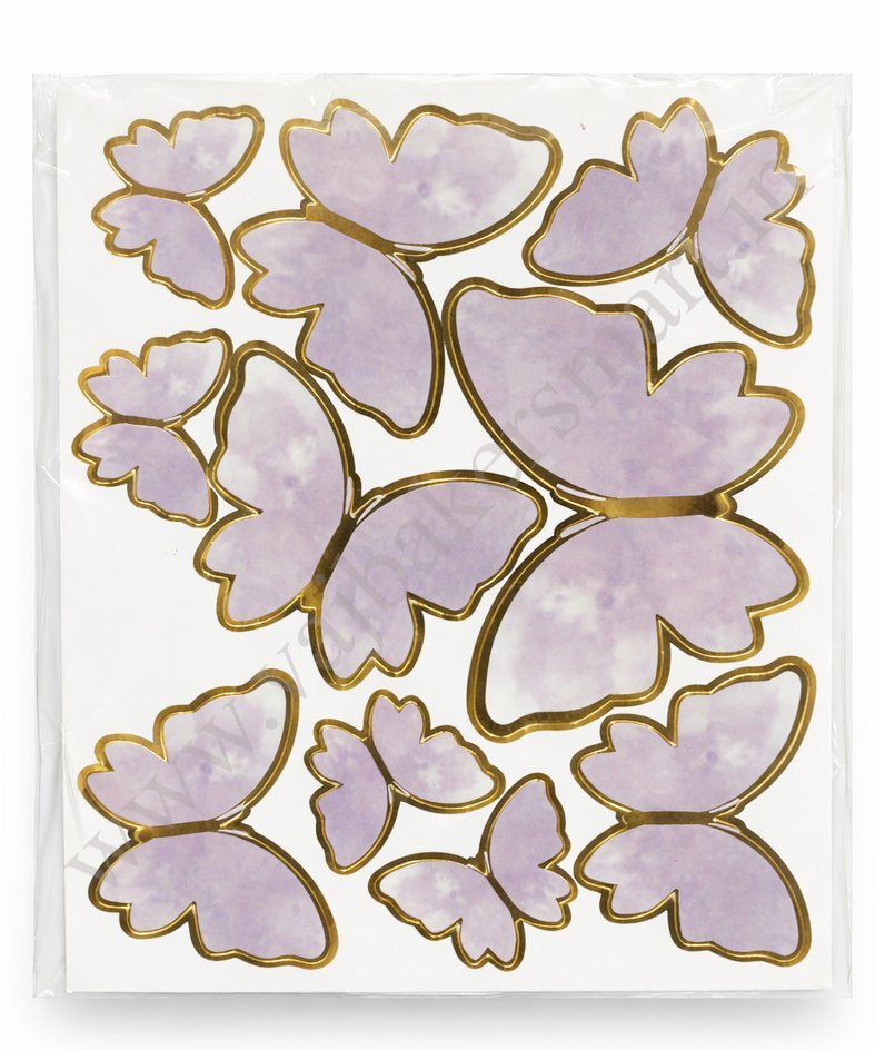 SB8 Butterfly Cake Topper with Strings