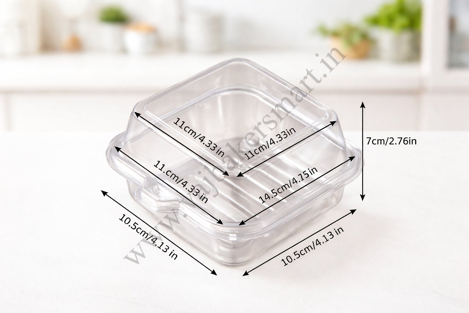 PVC Bento Box (Pack of 3)