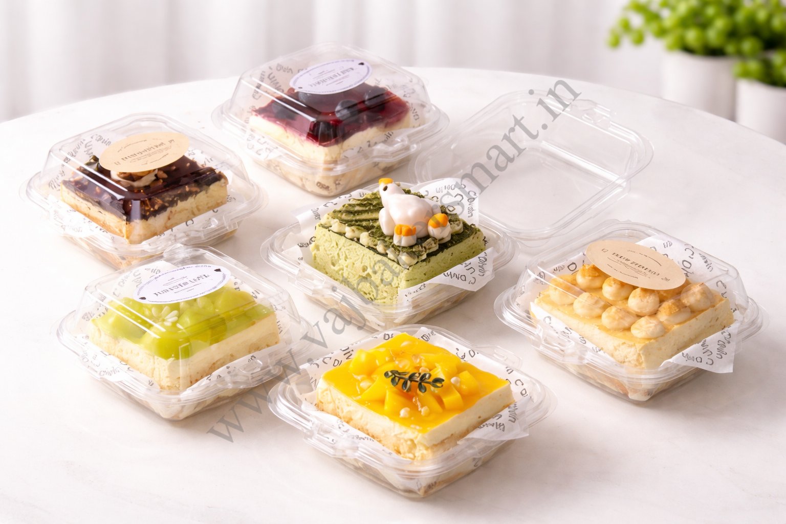 PVC Bento Box (Pack of 3)