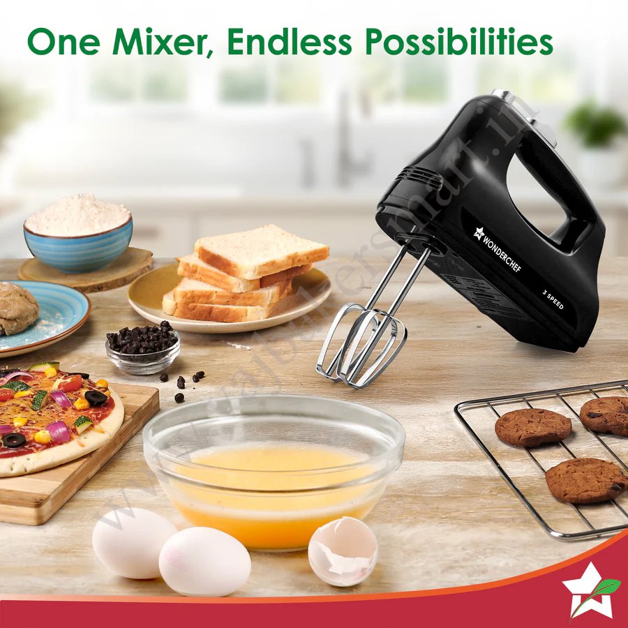 Wonderchef Essenza Hand Mixer Beater 300W