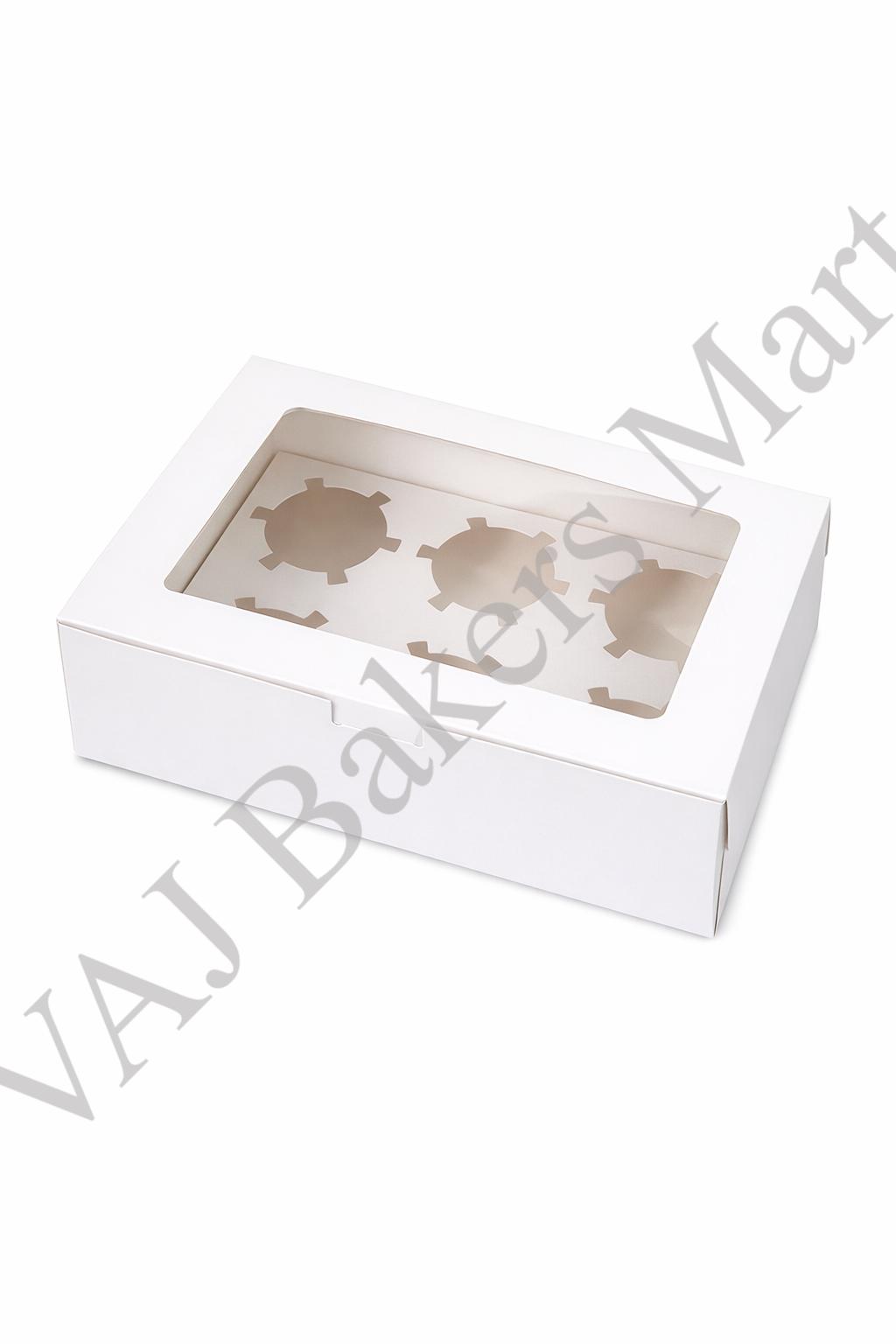 6 Cavity Cup Cake Box (Pack of 2)