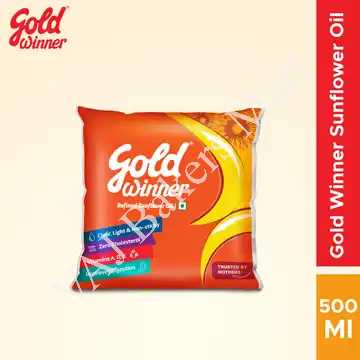 Gold Winner Refined Sunflower Oil 500ml