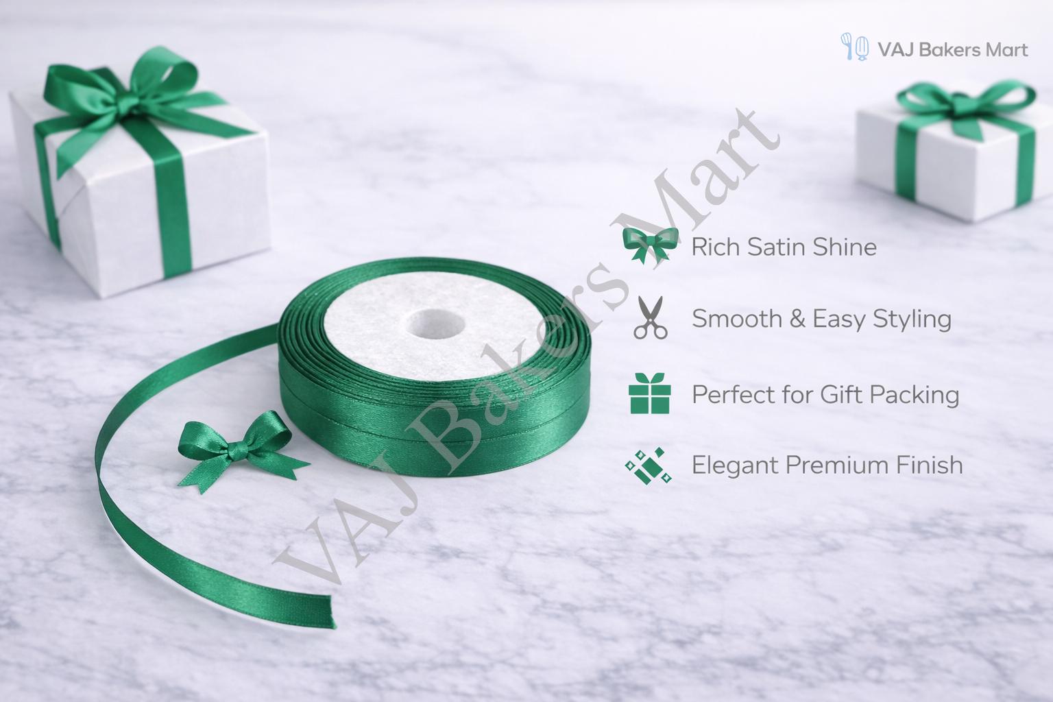 Green Ribbon 6mm