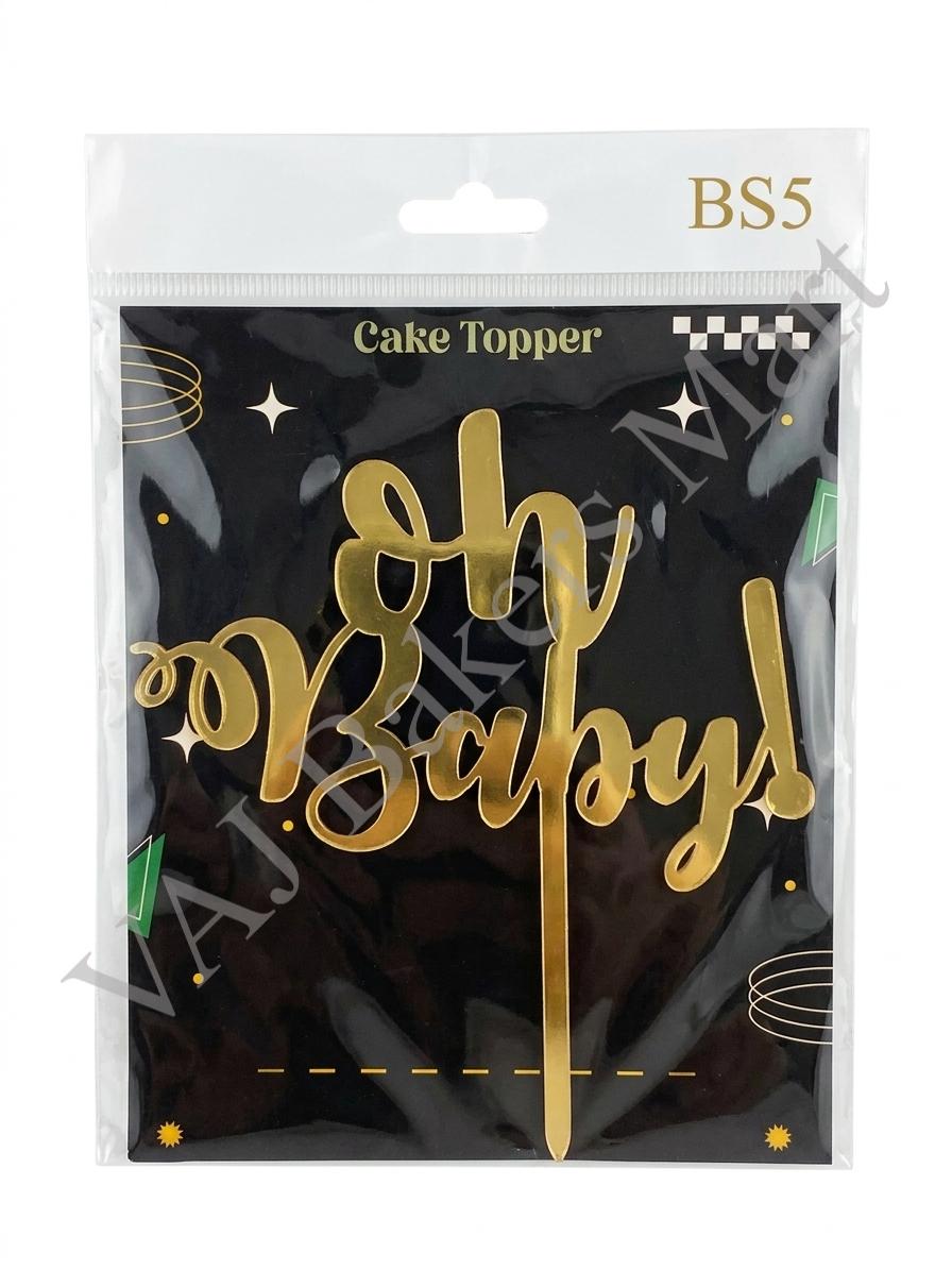 BS6 Baby Shower Topper