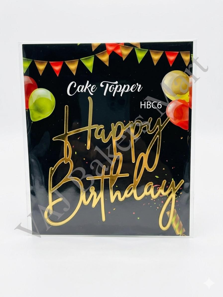 HBC6 Happy Birthday Cutout