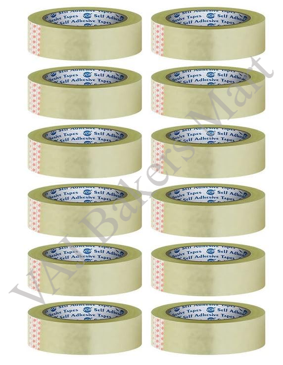 Wonder-555 Cello Tape - 1" Width (12Pc)