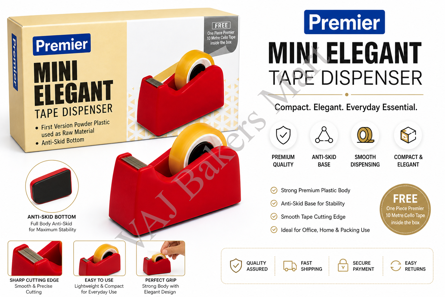 Premier Mini Elegant Tape Dispenser