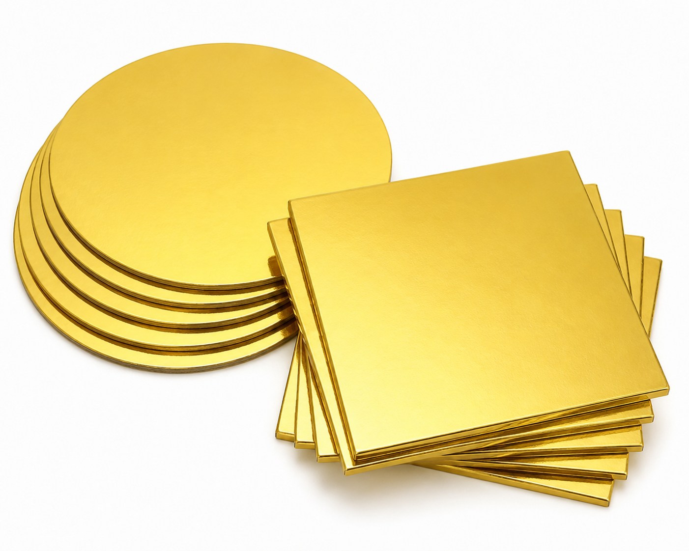 10" Gold Cake Board