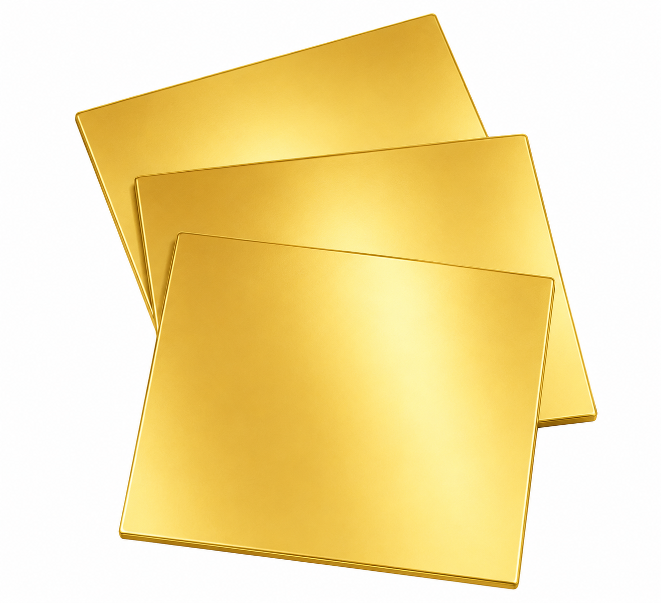 10" Gold Square Cake Board (Pack of 5)