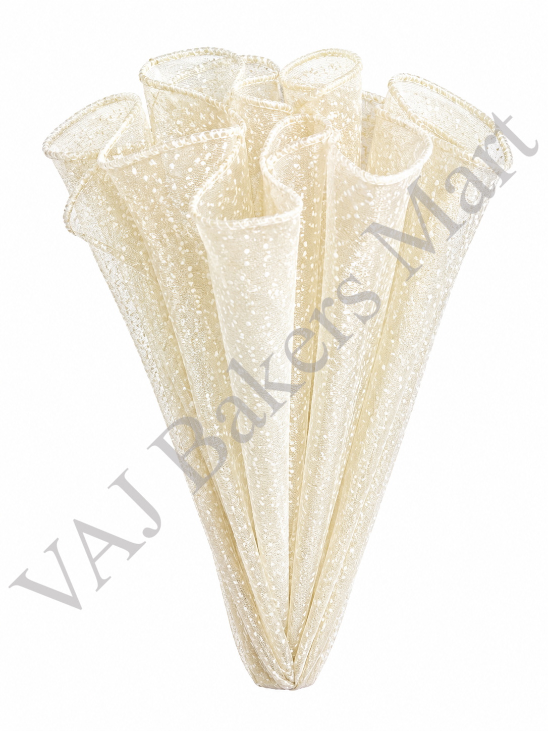 Noor Net 3-4M (Wrinkled Wave Mesh) - OFFWhite