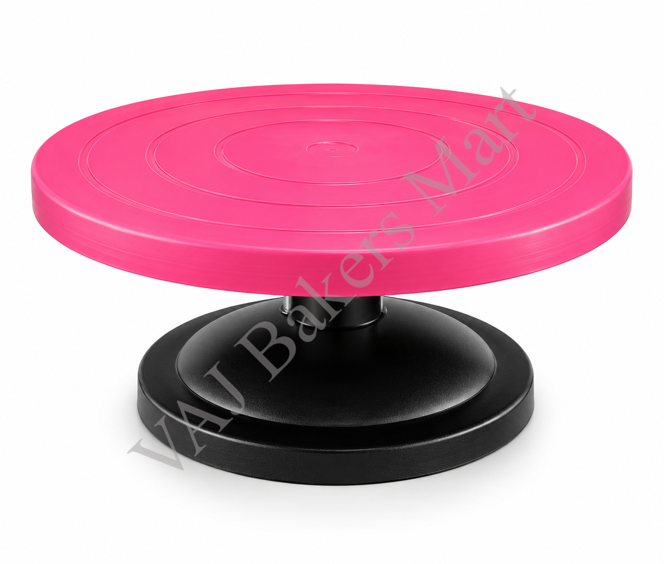 360 Degree Smooth Rotating Pink Fiber Turntable