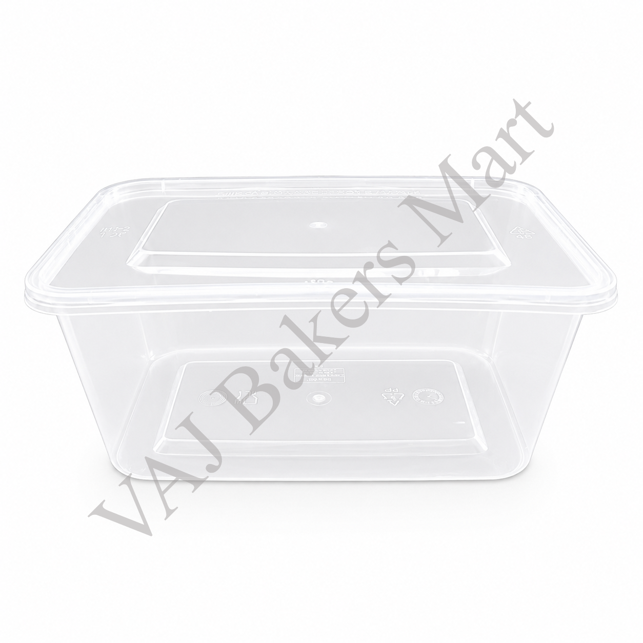 750ml Rectangle Container with Lid