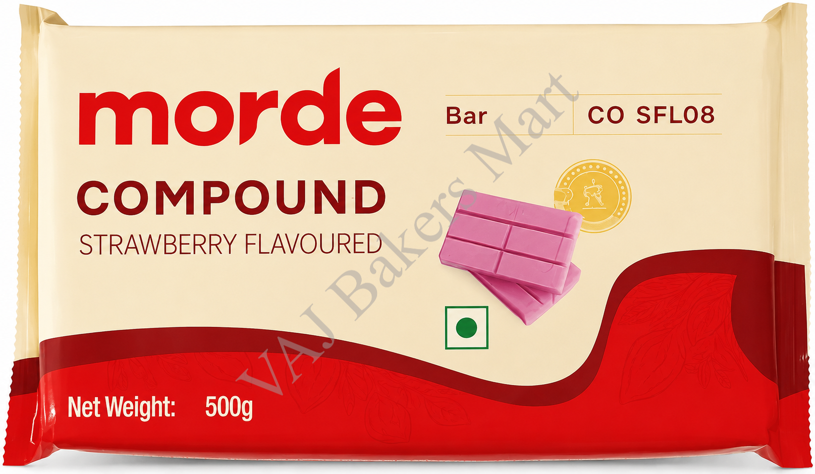 Strawberry Flavored Compound 500g - Morde
