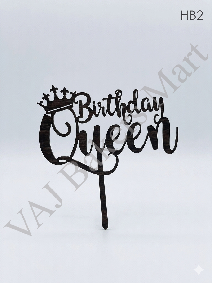 HB2 HBD Queen Black Topper