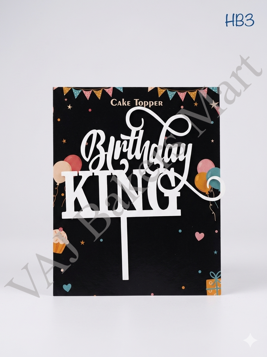 HB3 HBD King White Topper