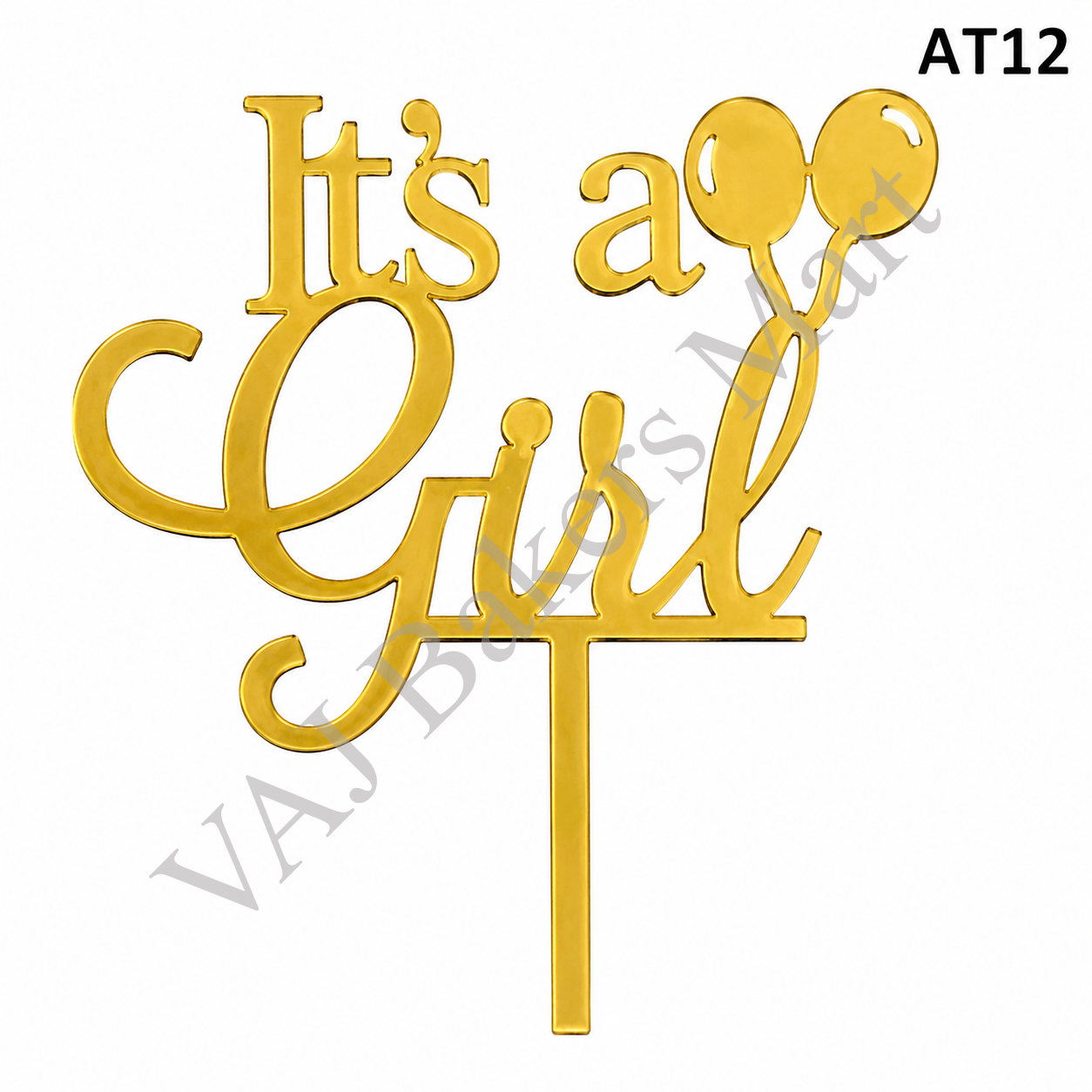 AT12 It's a Girl Topper