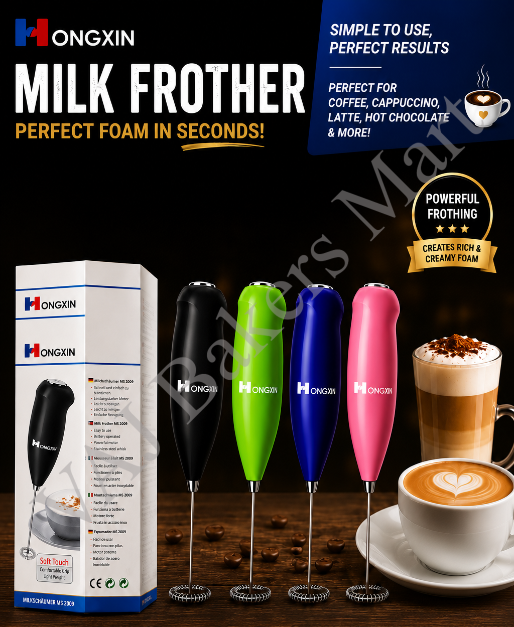 Handheld Milk Frother Machine