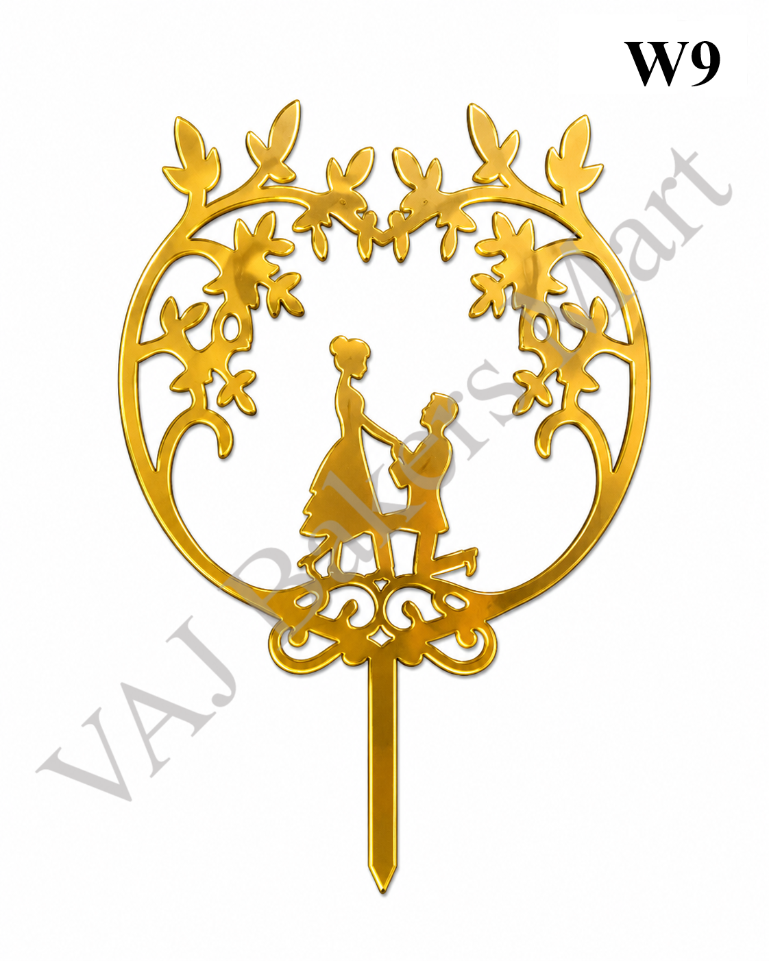 W9 Wedding Topper