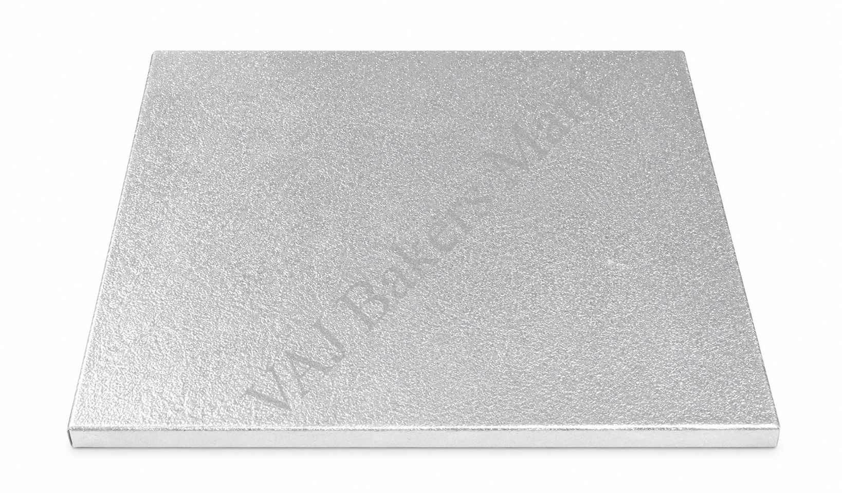 12" Square Drum Board Silver