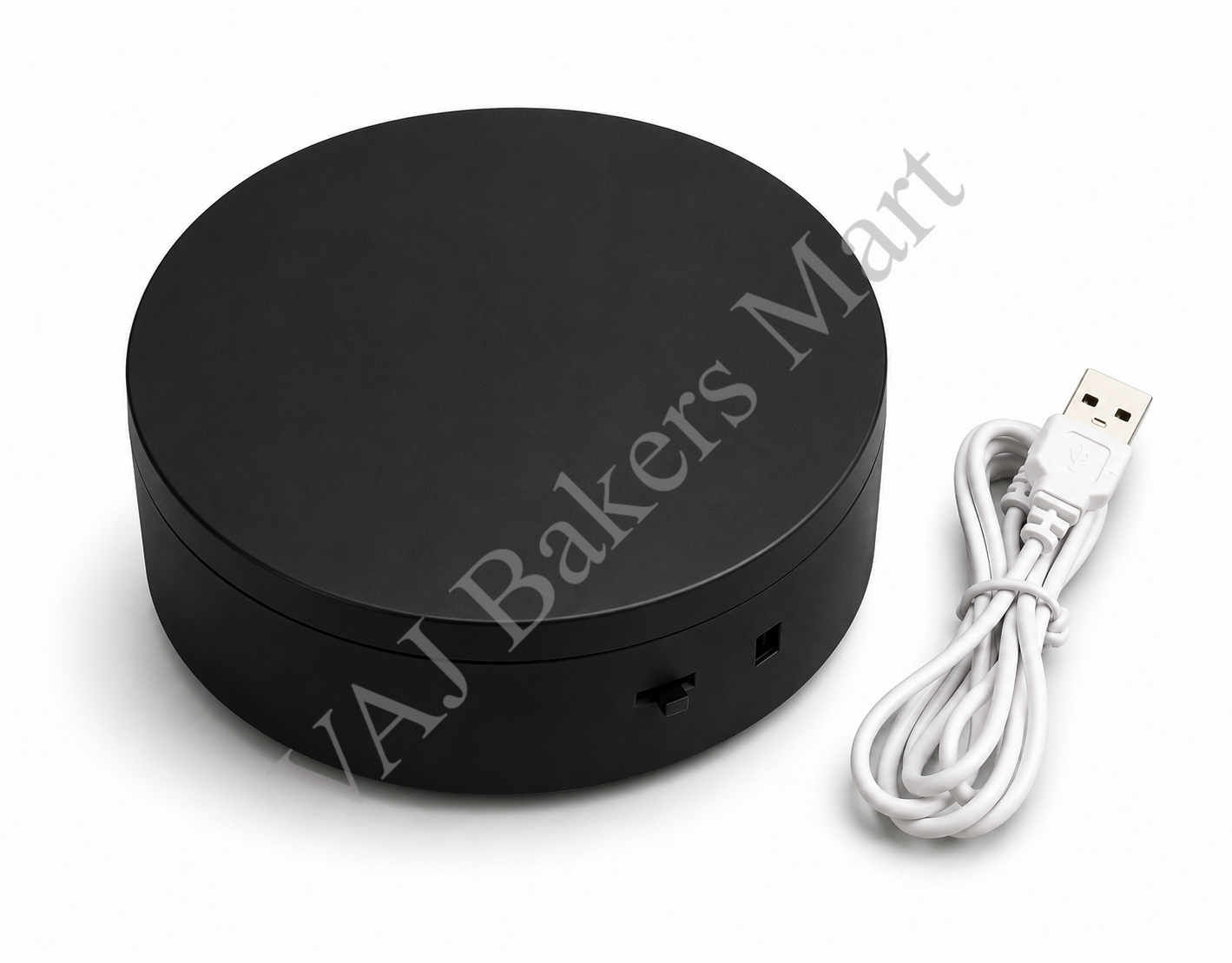 Electric 360 Rotating Display Stand 6" Black
