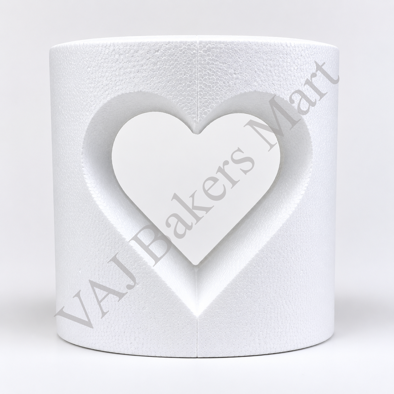 Heart Cake Dummy 8" x 8"