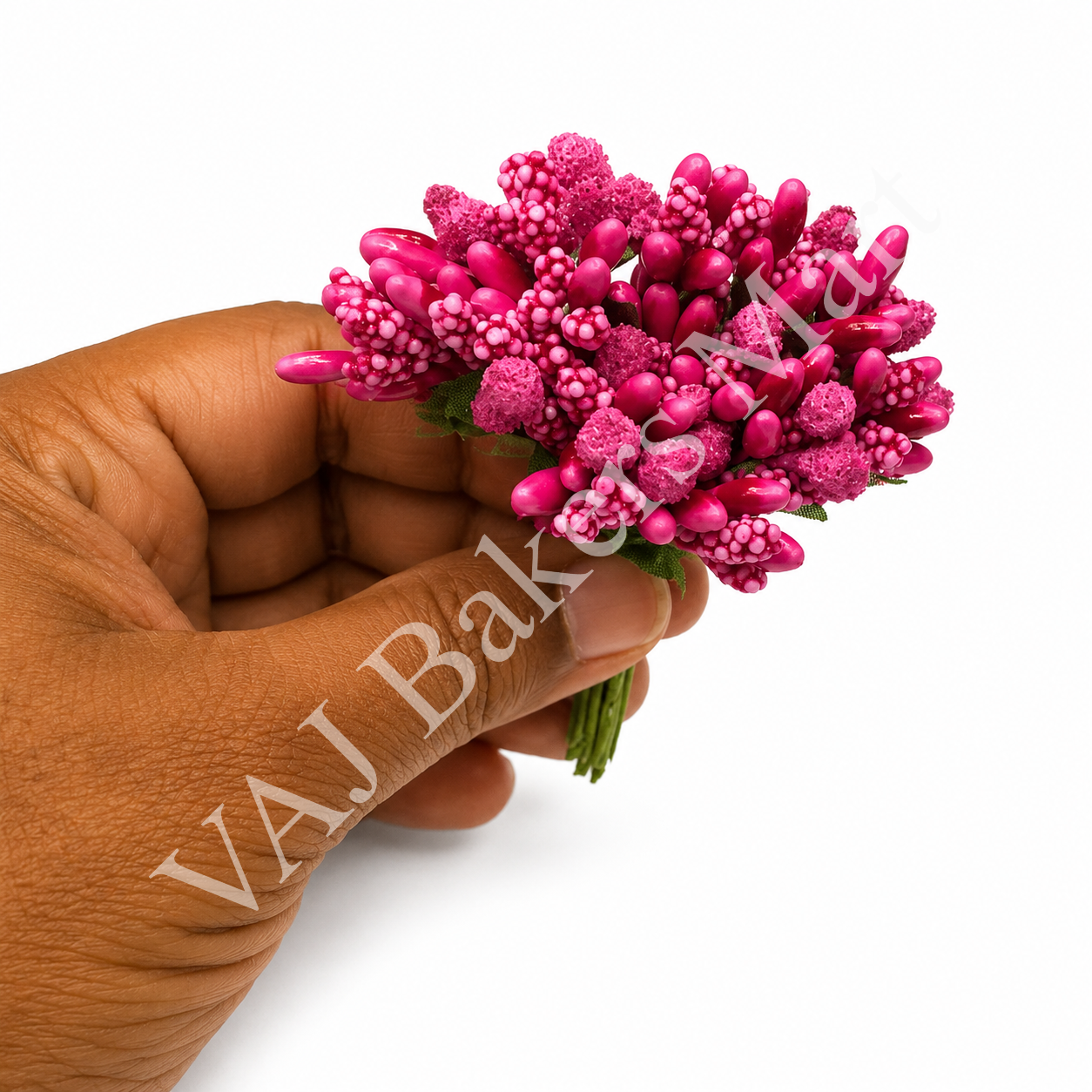PF12 Dark Pink Pollen Flower Bunch