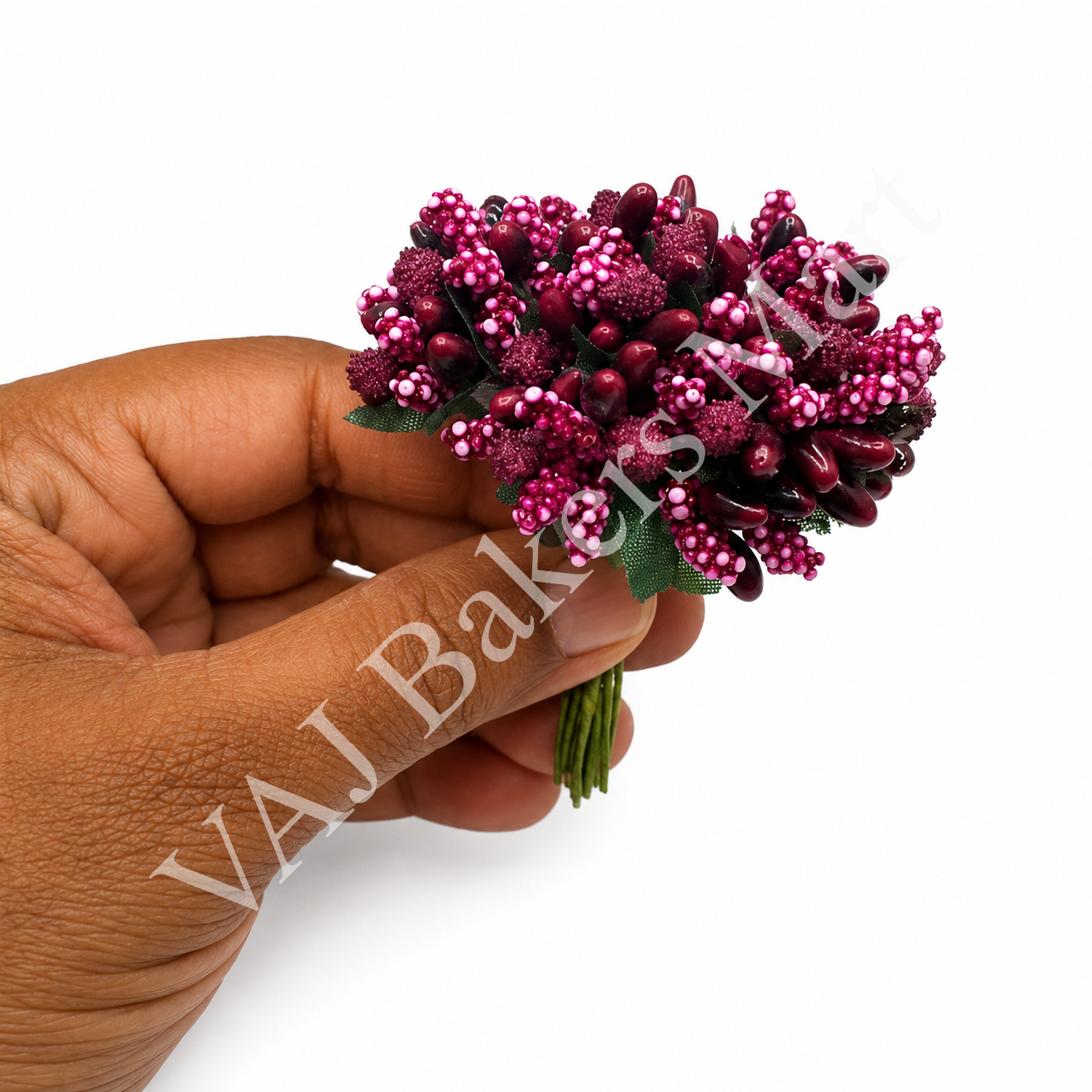 PF8 Burgundy Pollen Flower Bunch