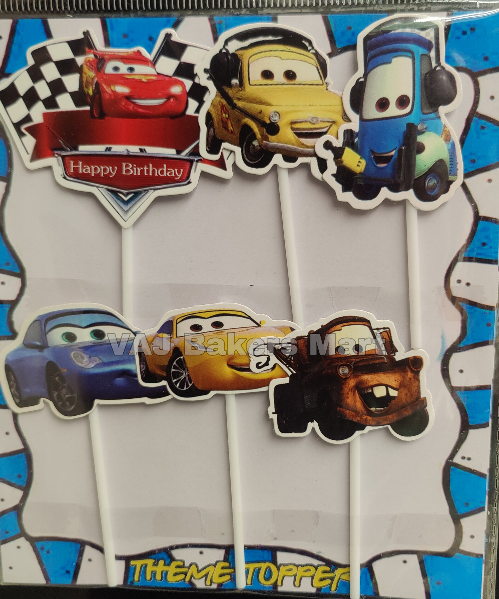 PT33 Cars Theme Topper
