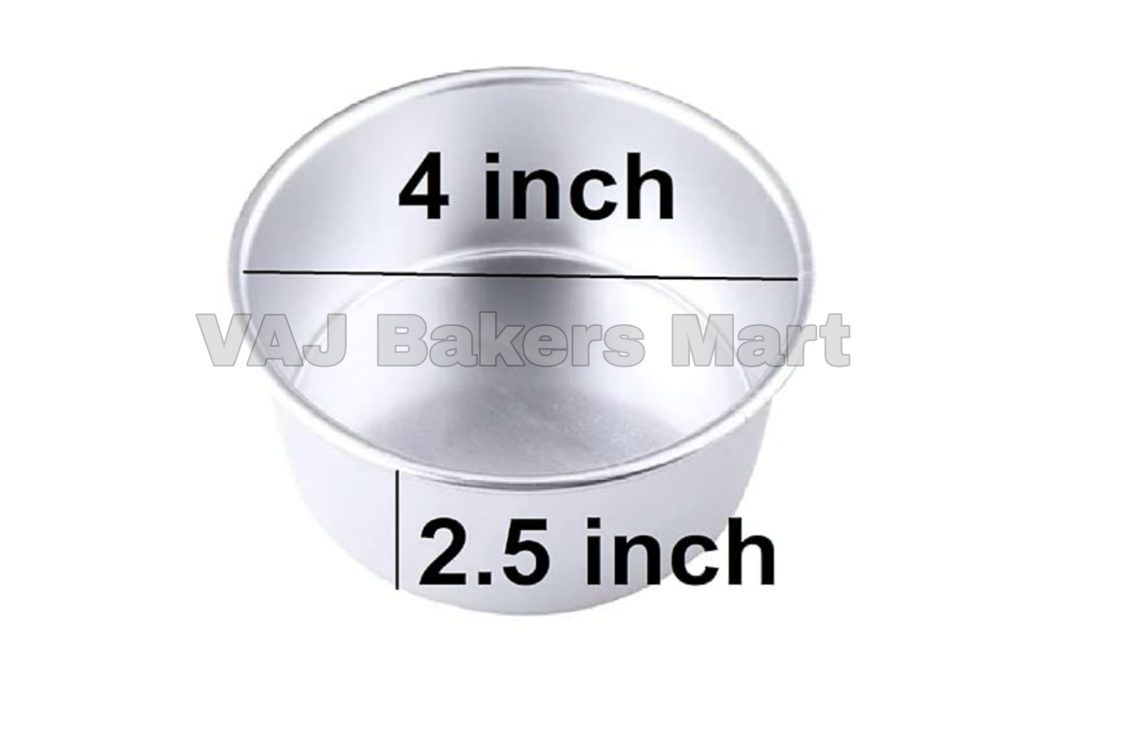 Round Cake Tin 4" x 2.5"