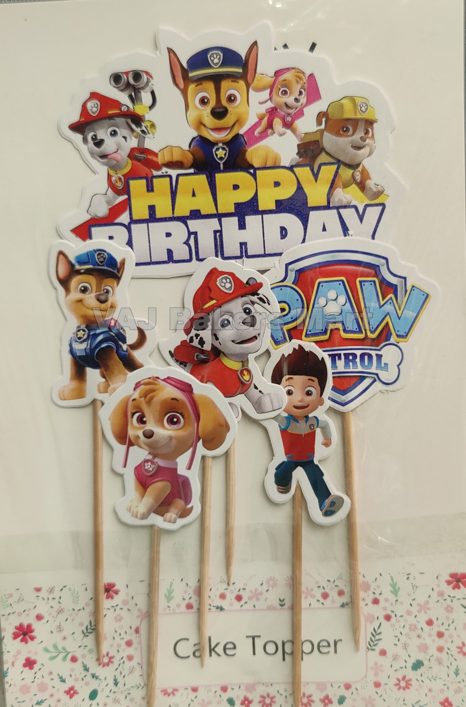 PT41 Paw Patrol Theme Topper