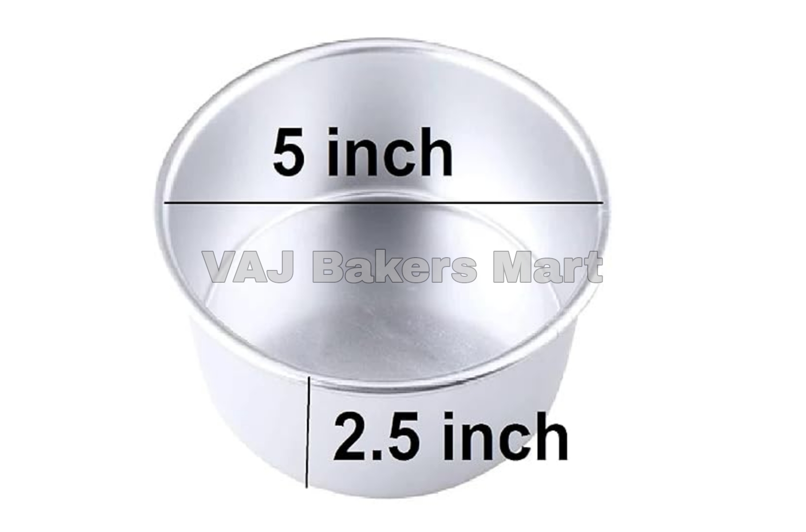 Round Cake Tin 5" x 2.5"