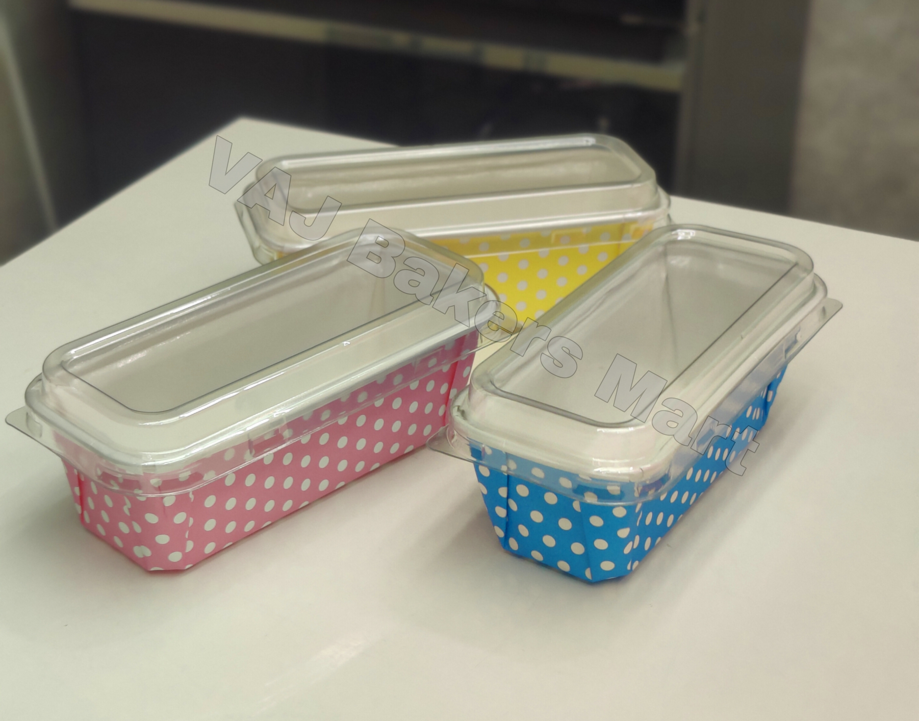 Plumpy Rectangle Direct Baking Foil Liner with Lid 350gms (Pack of 5)