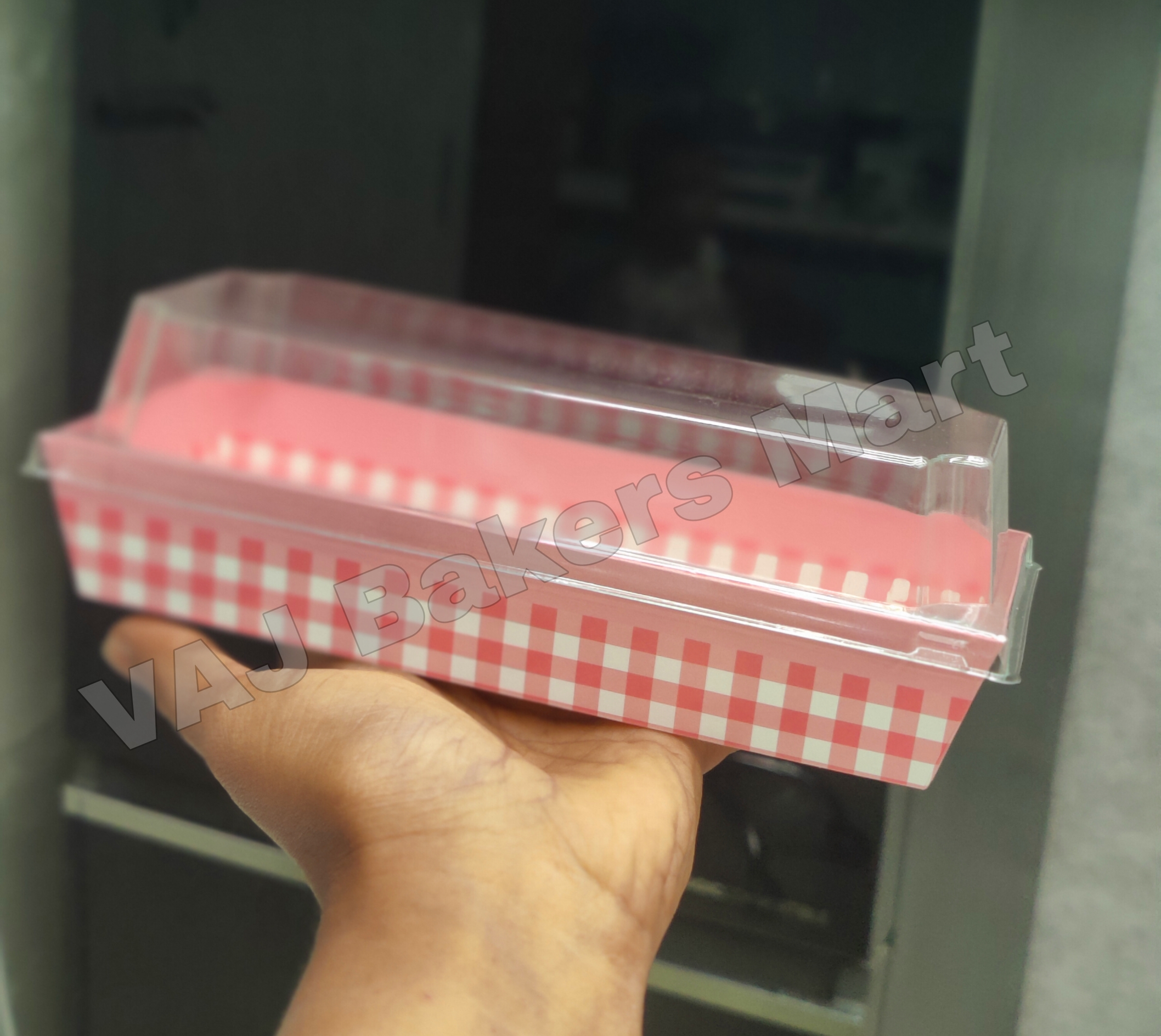 Rectangle Direct Baking Liner with Lid 250gm (Pack of 5)