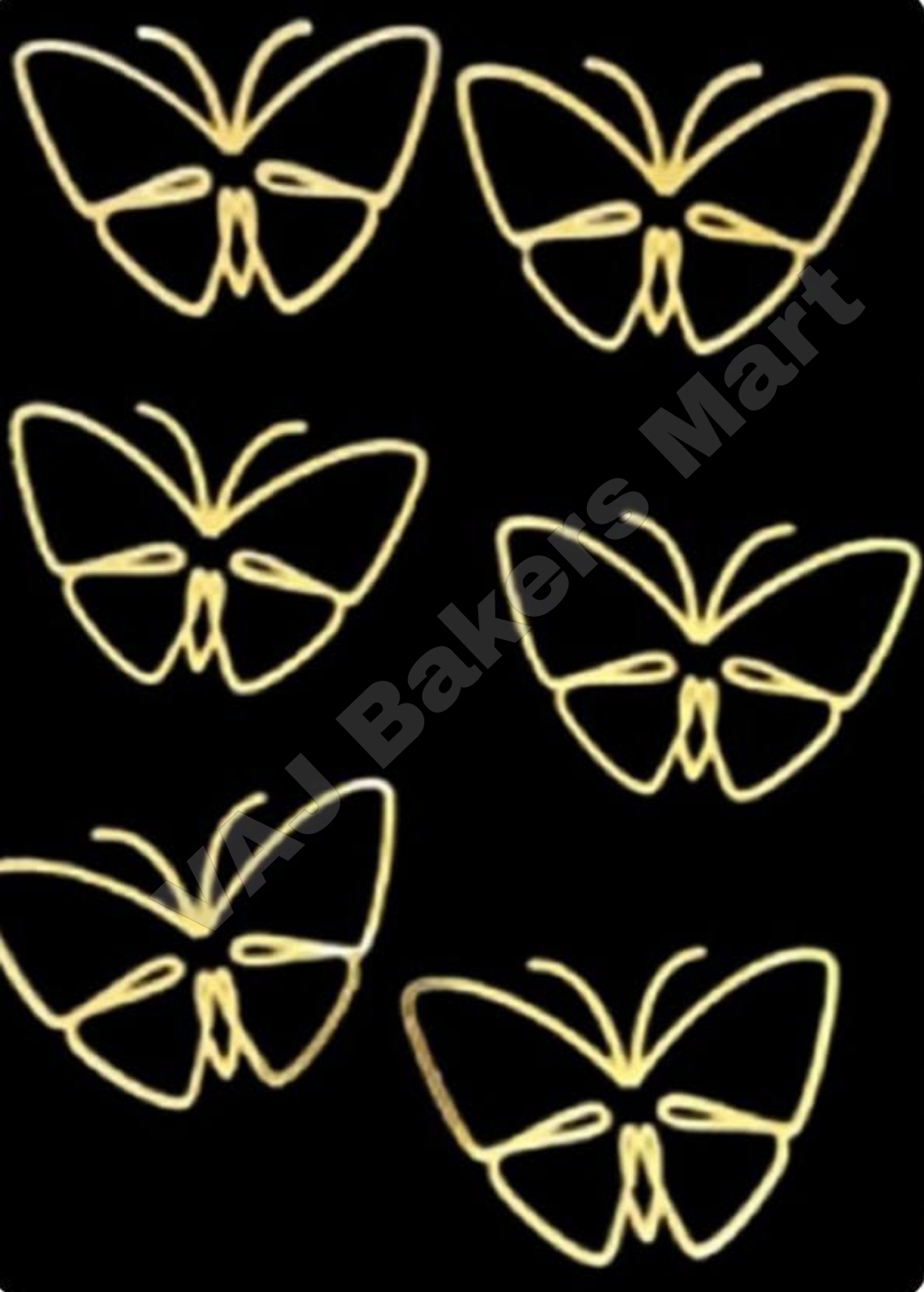 Acrylic Butterfly Cutout (Pack of 6) D01