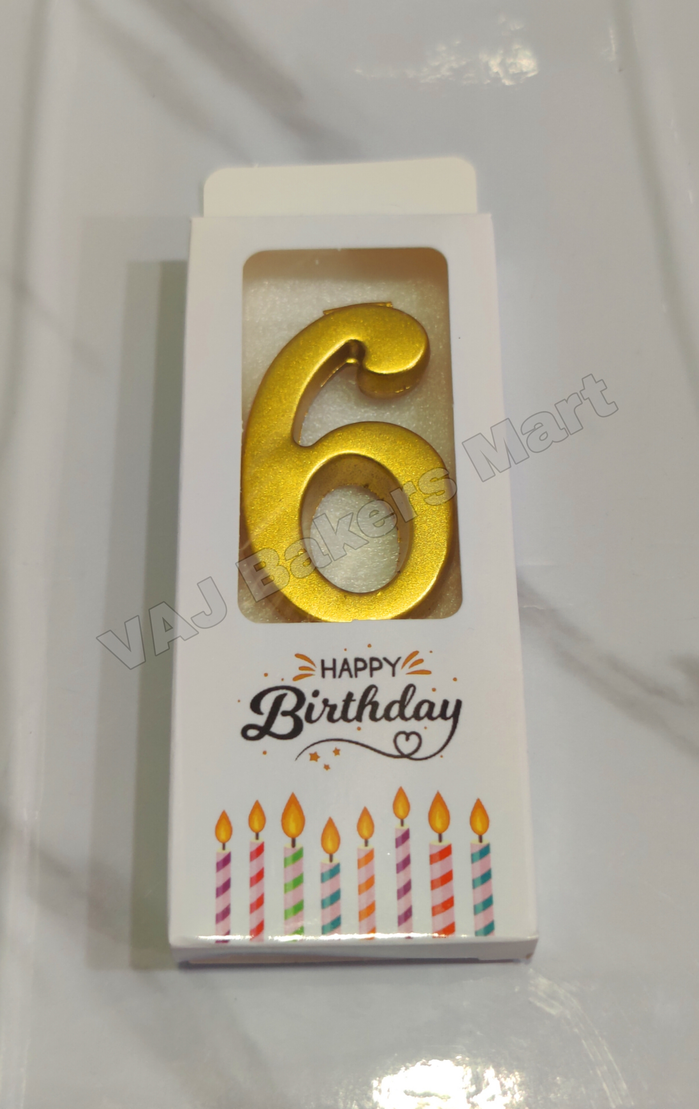 Imported Numerical Candle No.6