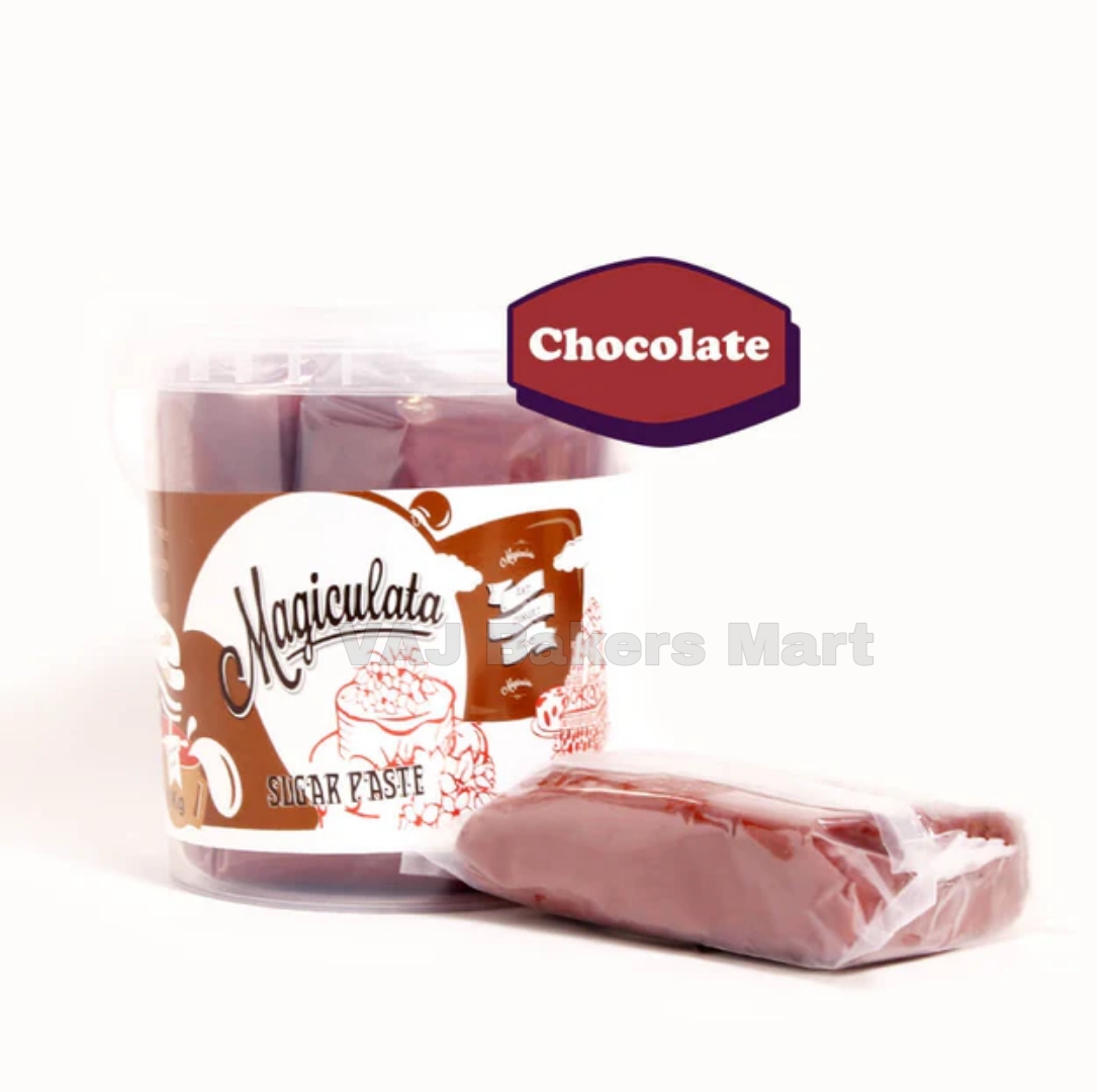 Sugar Paste Fondant Chocolate Brown 1KG- Magic Colours