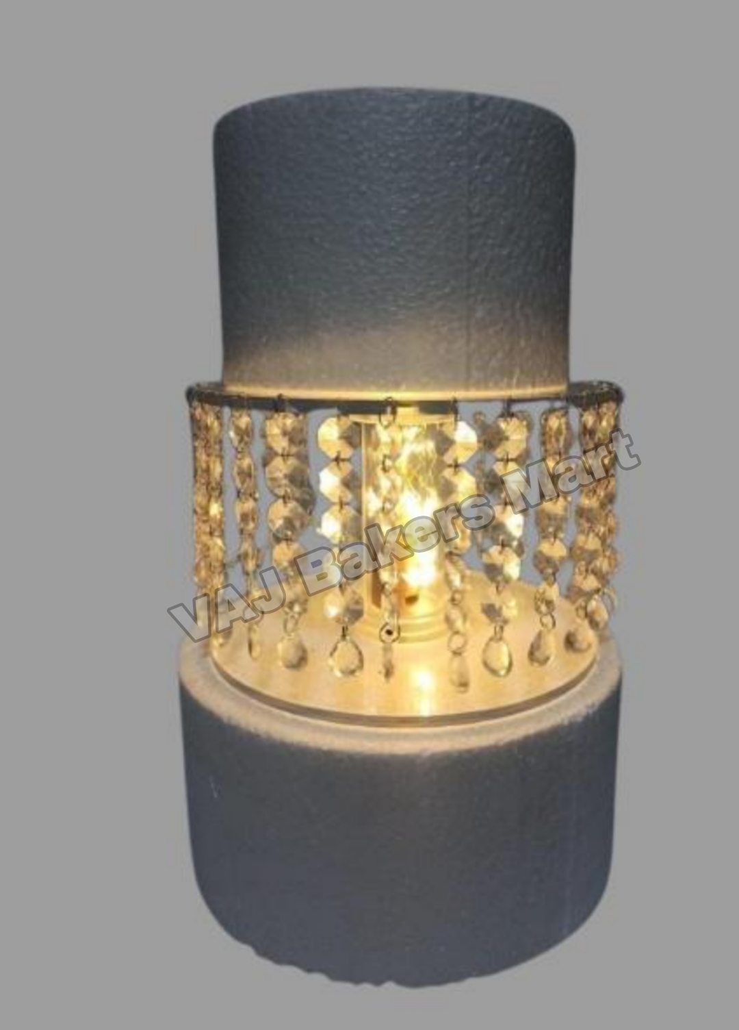 Metal Crystal Spacer Stand 6" x 6"