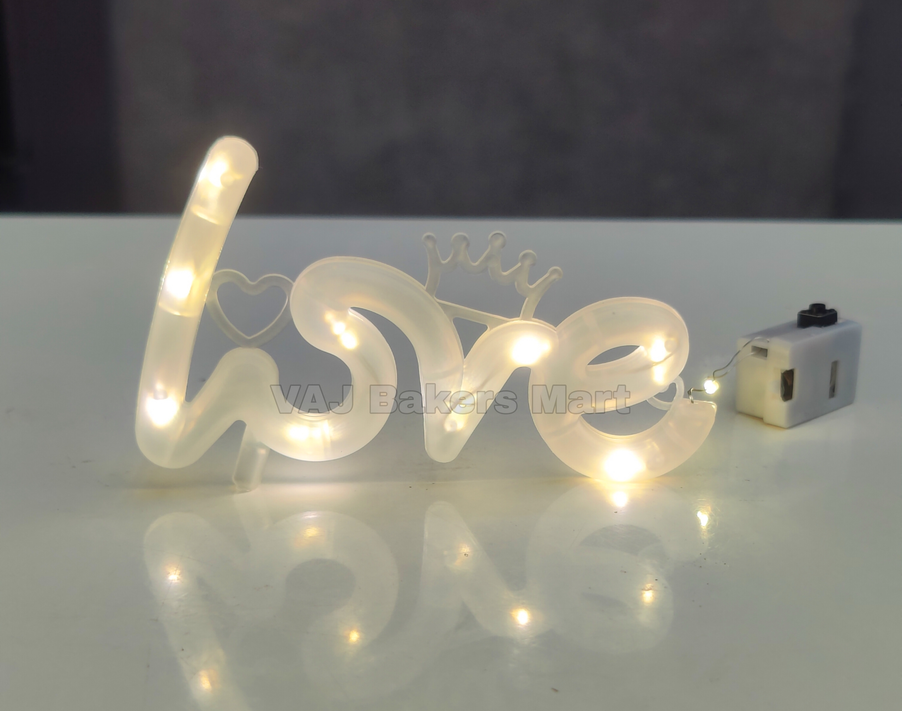 Led Love Topper