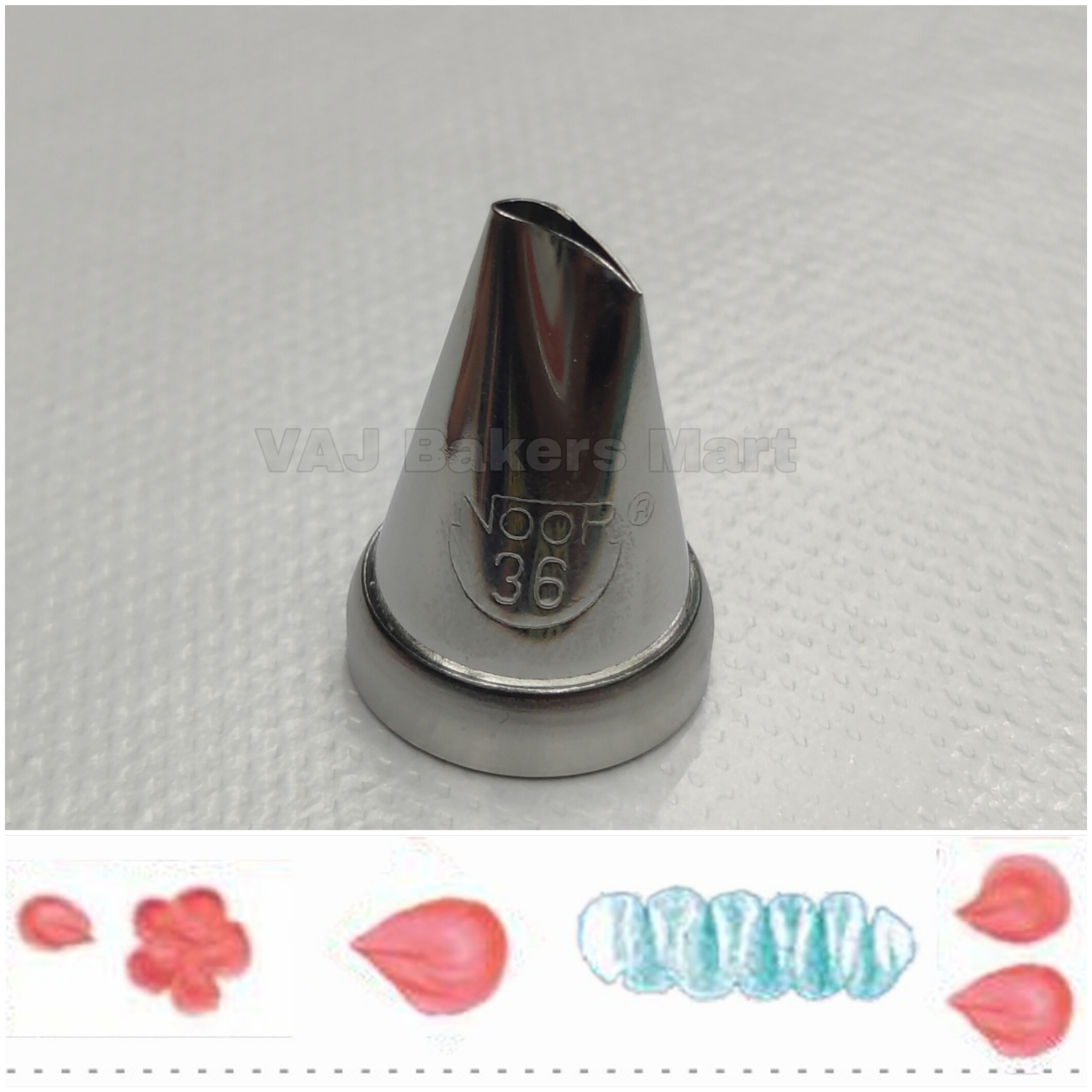 Noor 36 Small Rose Petal Nozzle