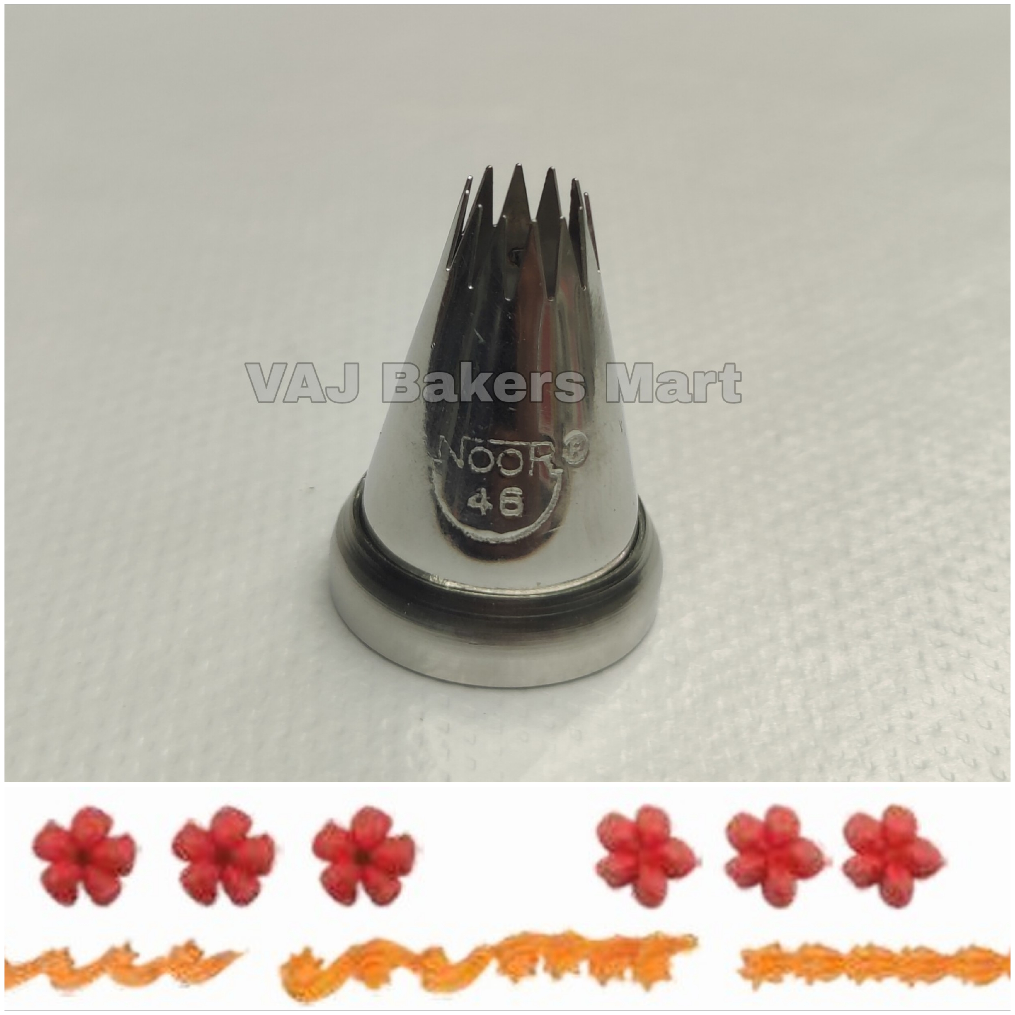 Noor 46 Open Star Nozzle - 12 Star