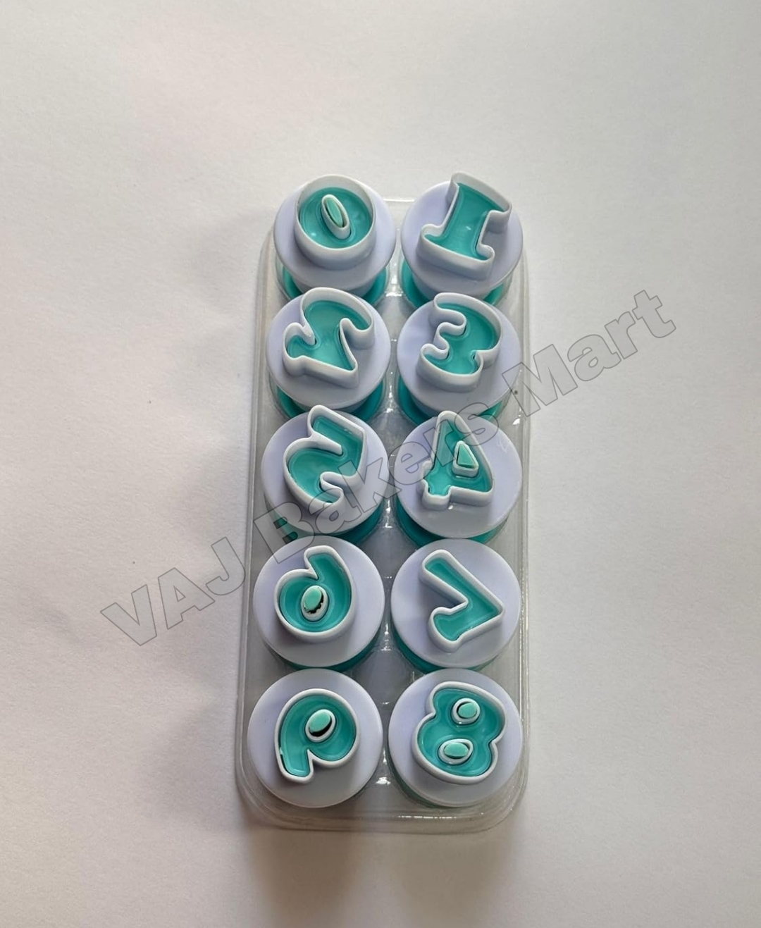 Fondant Numerical Plunger Cutter