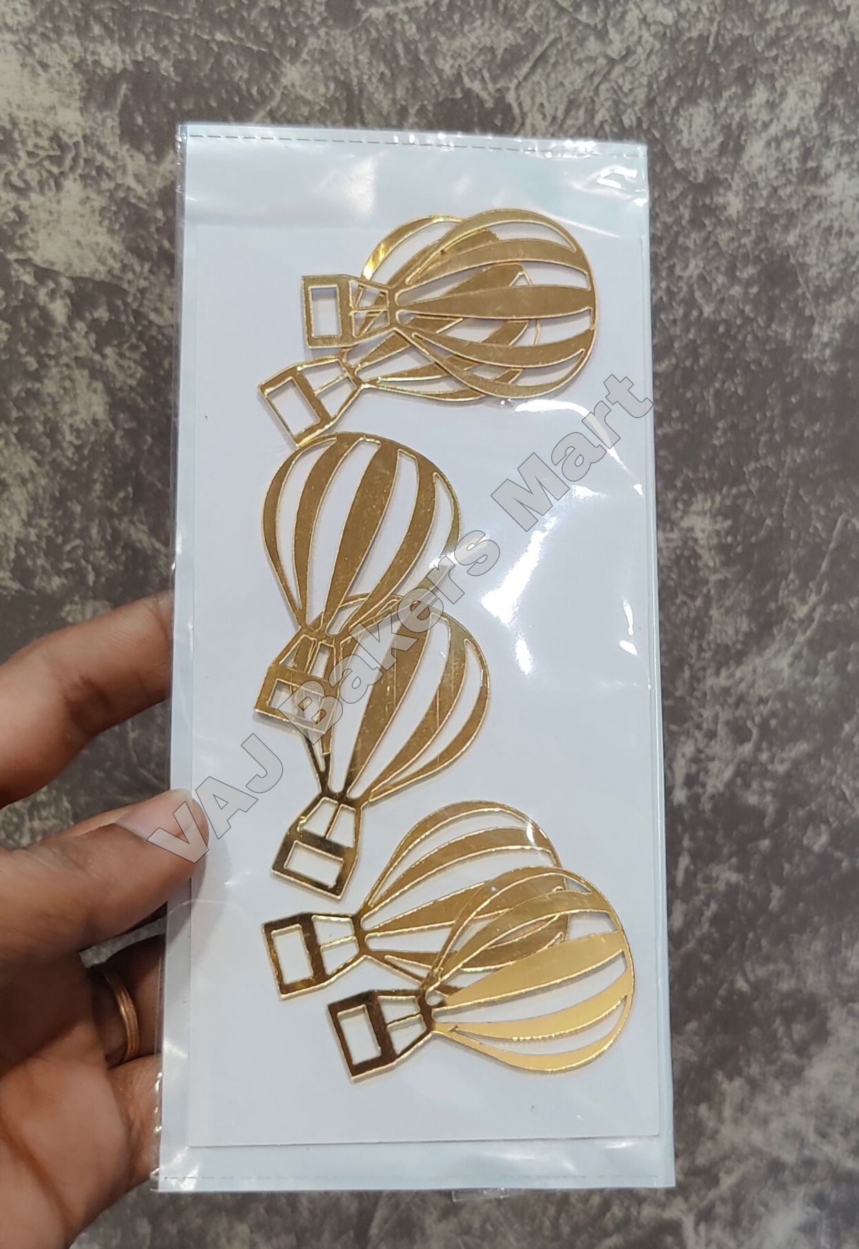 Acrylic Parachute Cutout (Pack of 6)